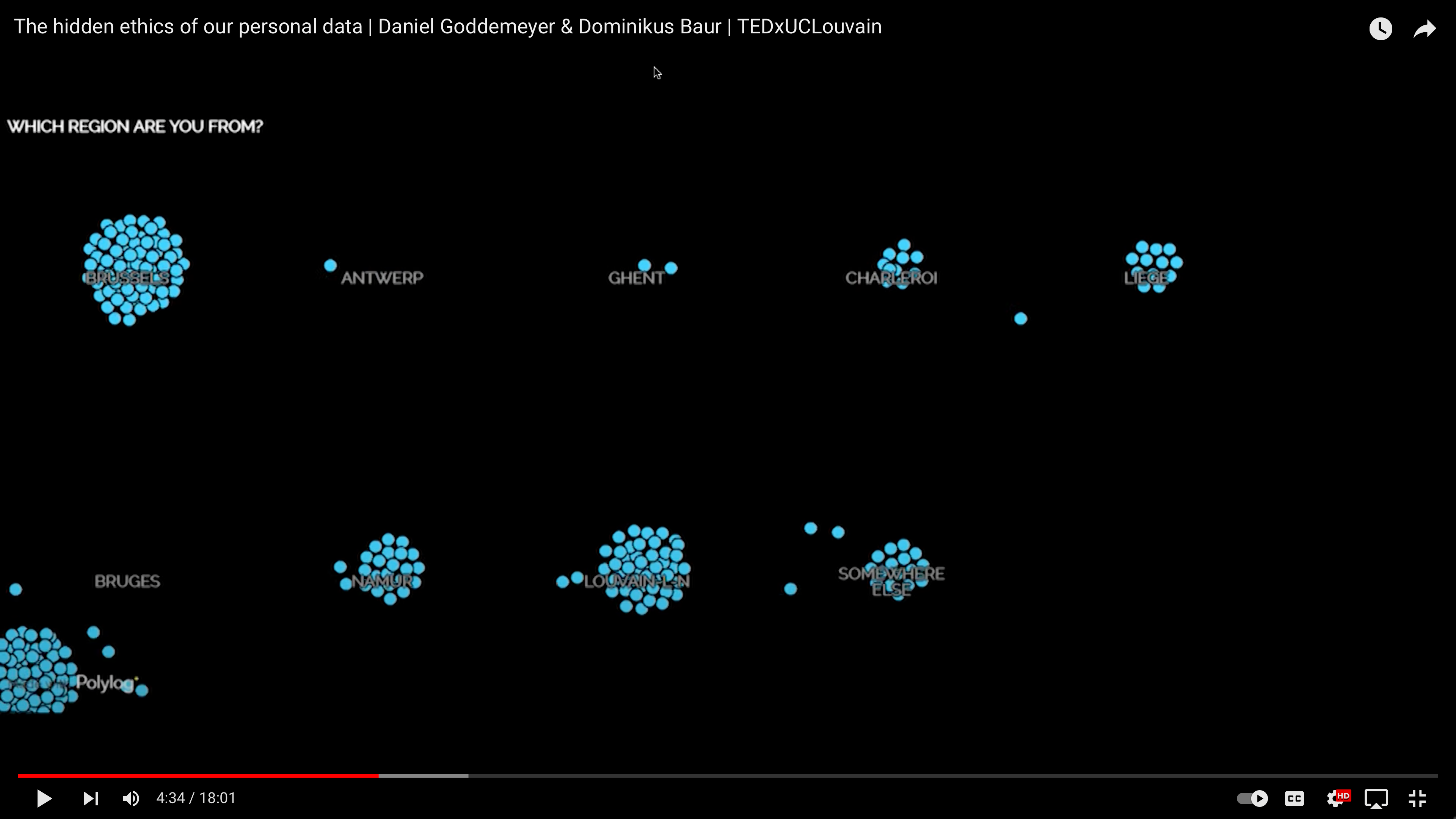 Input visualization